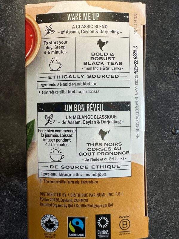 Numi Breakfast Blend Black Tea 02